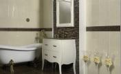 Royal Cream & Brown Bathroom Tiles